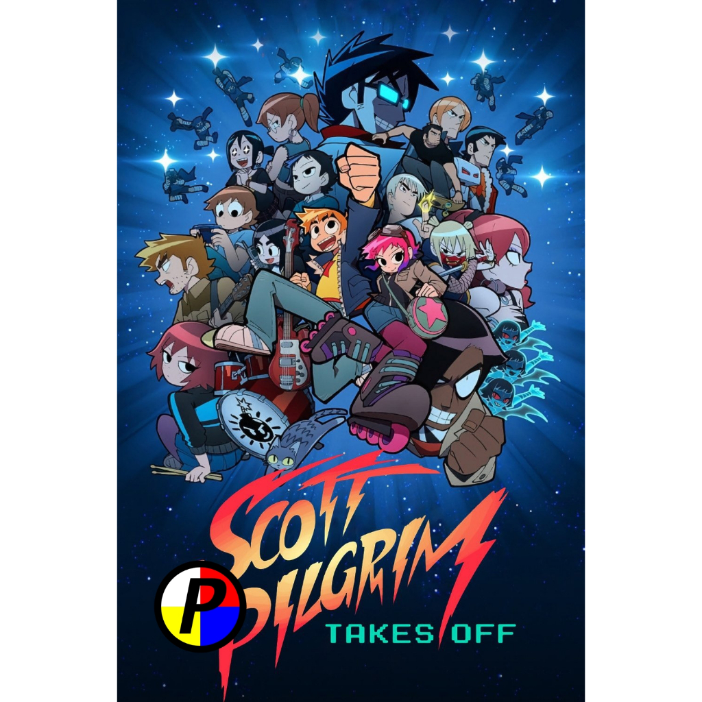 DVD เสียงไทยมาสเตอร์ หนังใหม่ ดีวีดี สก็อตต์ พิลกริมออกสตาร์ท Scott Pilgrim Takes Off (2023) 8 Ep.จบ