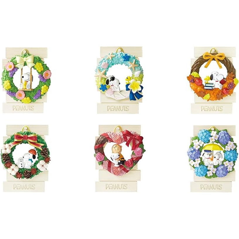 🍁พร้อมส่ง 🍁 [เลือกแบบได้] ญี่ปุ่น แท้ 100% Re-ment SNOOPY Wreath Collection