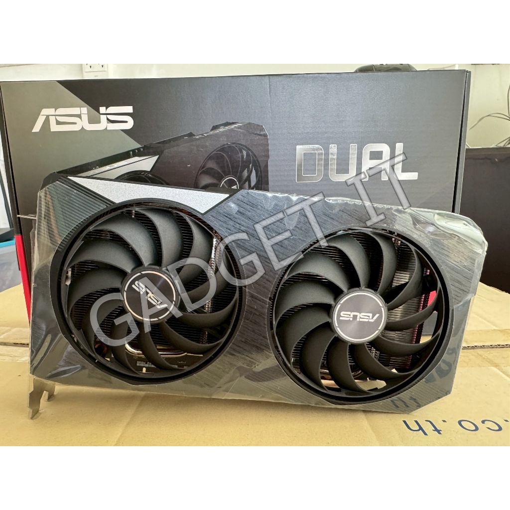 VGA (การ์ดแสดงผล) ASUS DUAL RADEON RX 6600 V3 8GB GDDR6 มือสองสภาพใหม่มาก 98% ส่งกทม