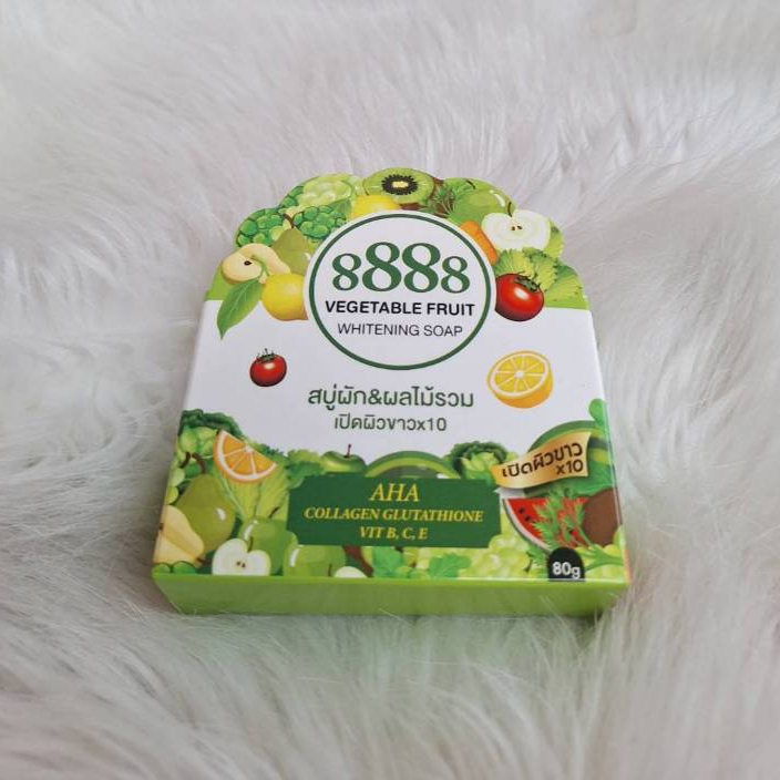 สบู่ 8888 ผัก&ผลไม้รวมรวม 80 g