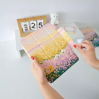 LAONGMOON เคสไอแพดแกน Y ฝาพับลาย พิมพ์ลาย Summer Collection ipad case เคส iPad ใส่ปากกาได้ แบบพับ