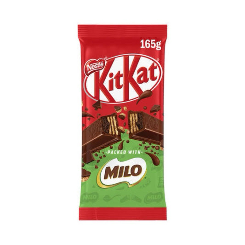 east Kitkat milo packet wafer chocolate 165g. คิทแคทเวเฟอร์ผสมไมโล