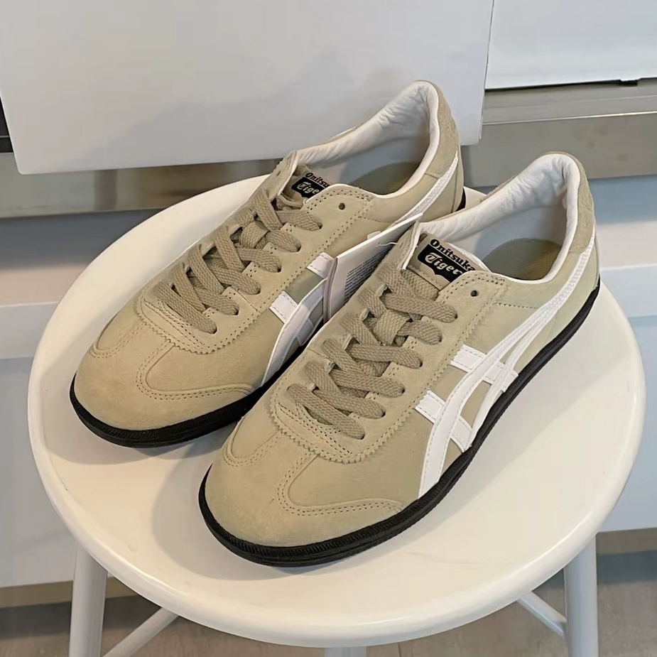 Onitsuka Tiger Tokuten 1183A907-203 สีเขียว แดง รองเท้าลำลอง รองเท้าผ้าใบ