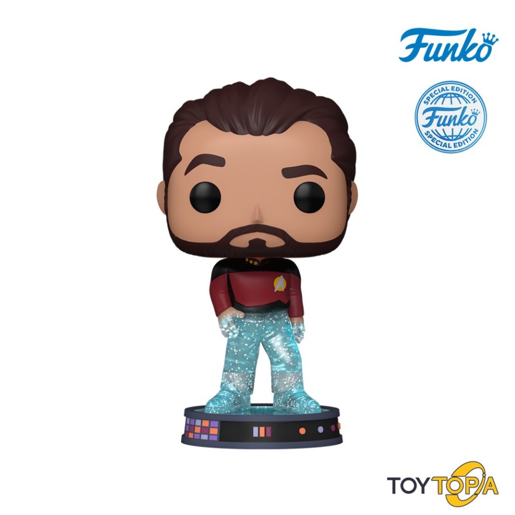 (83773) - William T. Riker Transporter ver. (1688)(Glitter) POP! Plus: Star Trek by Funko