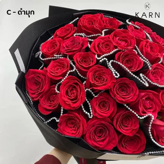 KARN ชีฟองคลื่นประดับมุก ห่อช่อดอกไม้ เค้ก ตกแต่งดอกไม้ 4 หลา อุปกรณ์ดอกไม้ พร้อมส่ง วาเลนไทน์