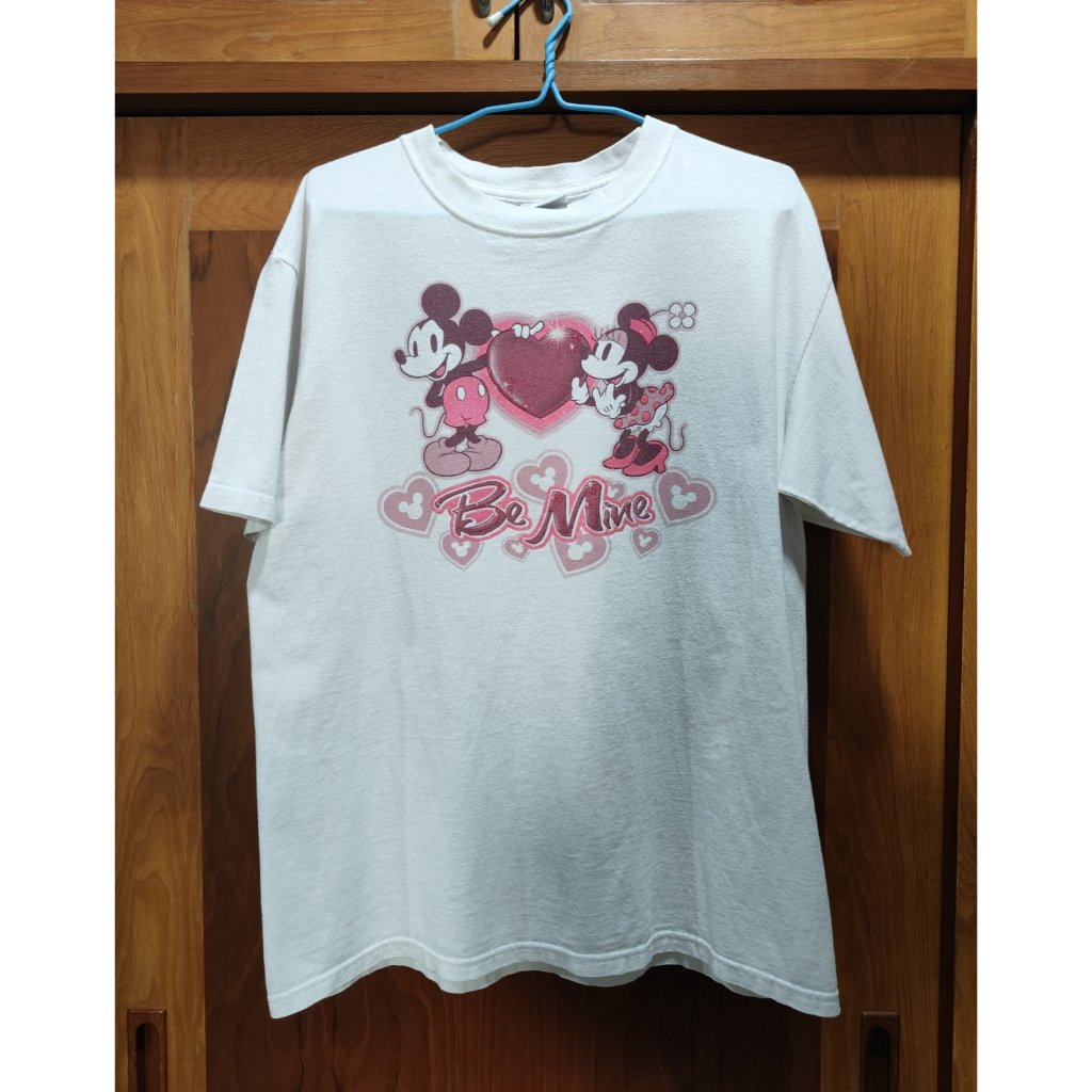 เสื้อยืดวินเทจ Mickey Mouse Be Mine เสื้อวินเทจการ์ตูนมิกกี้เมาส์
