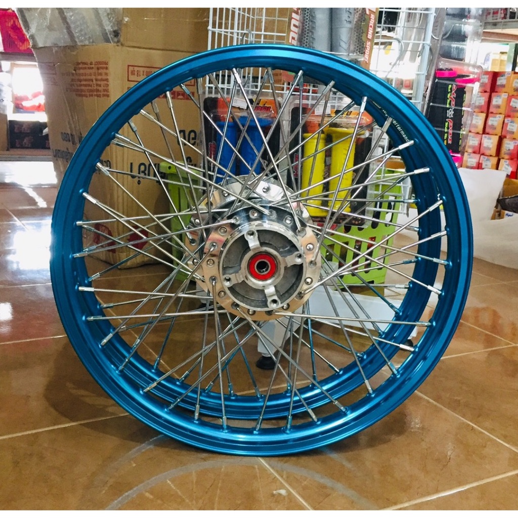 ชุดวงล้อ เวฟ110i/CZI/WAVE125I ชุดวงล้อพร้อมใส่ วงล้อขอบ17 ครบชุด ชุดล้อ ล้อโลพร้อมติดตั้ง วงล้อ1.4x1