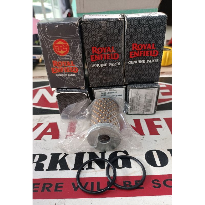 กรองน้ำมันเครื่อง แท้ Royal Enfield Classic Bullet500 GT535