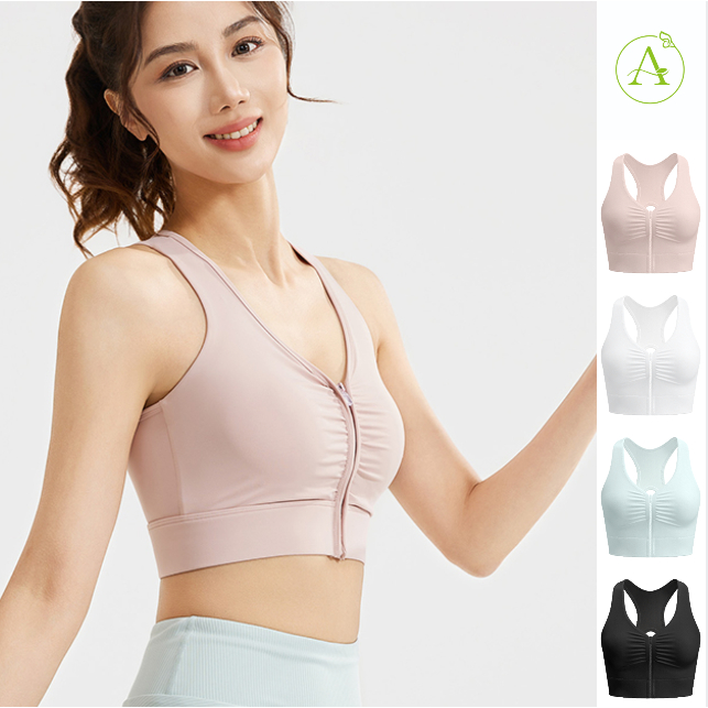 ArayaLady SportBra รุ่นใหม่ AB-JYMN162 สปอร์ตบราซิปหน้า เสื้อบรากีฬาซิปหน้า สปอร์ตบราออกกำลังกาย