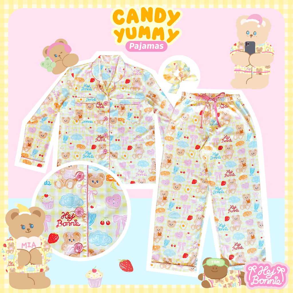 [สำหรับผู้ใหญ่] Candy Yummy Pajamas l Hej Bonnie Official