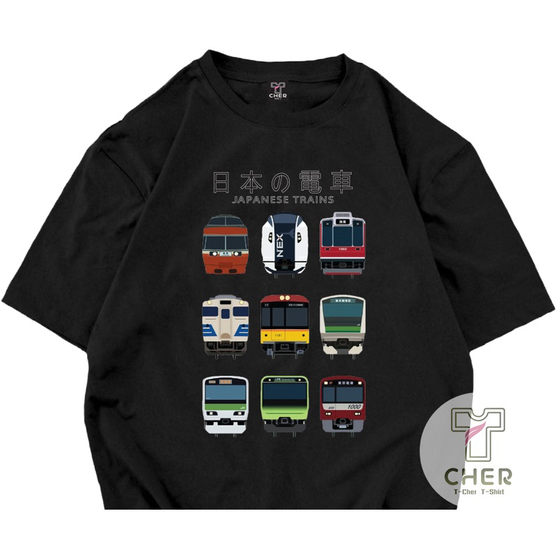เสื้อยืดสกรีนลาย รถไฟ  มีหลายสีให้เลือก เนื้อผ้าcotton100%ใสสบายใส่ได้ทั้งหญิงและชาย