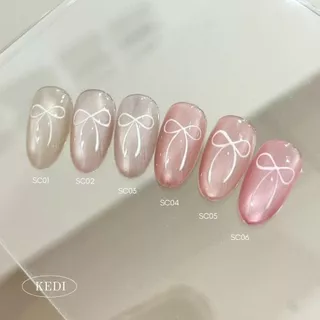 ยกชาร์ต KEDI Sweet Cat Eye 15ml สีเจลแคทอาย สีแคทอายสุขภาพดี หวานละมุน