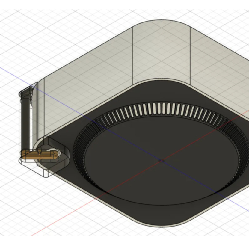 ปุ่มกดพาวเวอร์ mac mini m4 สวิตช์เปิดปิด การพิมพ์ 3 มิติ ขายึดสําหรับปี 2024 - รูปที่ 2