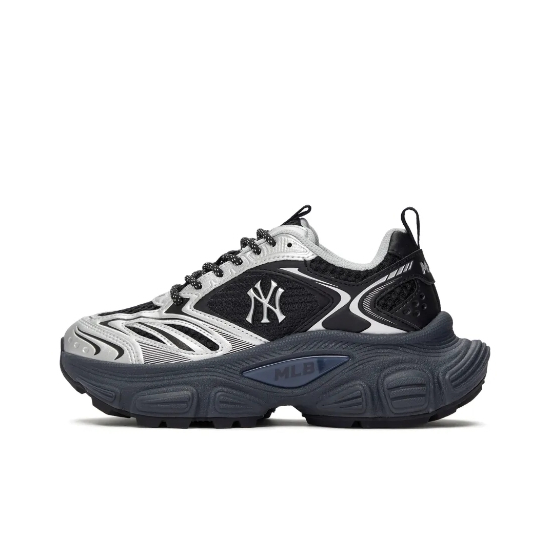 【ของแท้ 100%】MLB Dad shoes are black Unisex style