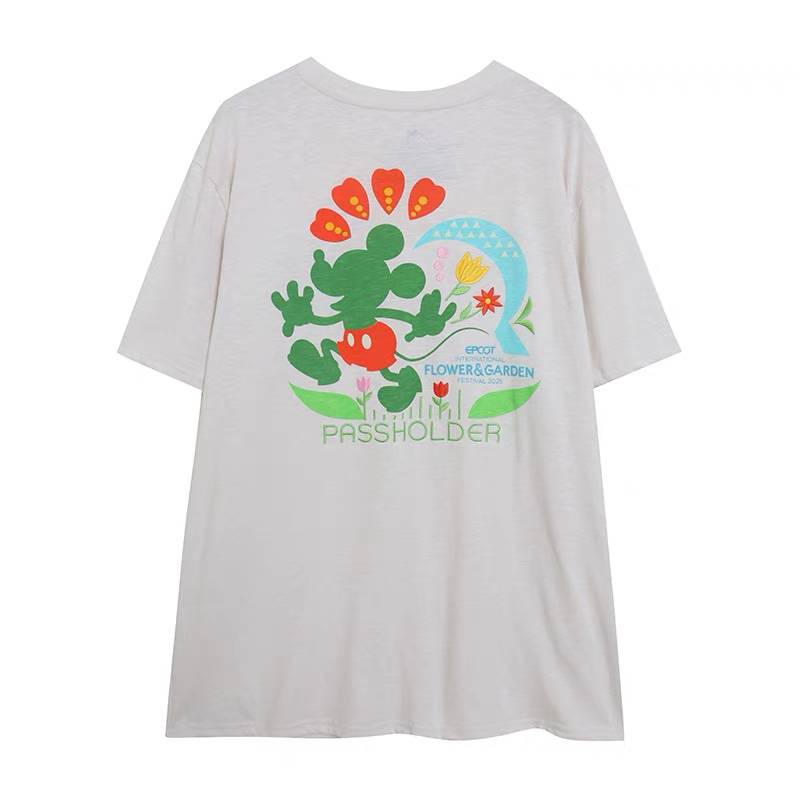 MICKEY T-Shirt Garden Festival 2025 💐EPCOT  🌷💐เสื้อยืด มิคกี้ garden festival  (TS545）