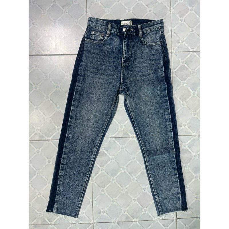 Kwang-กางเกงยีนส์ทรงบอย