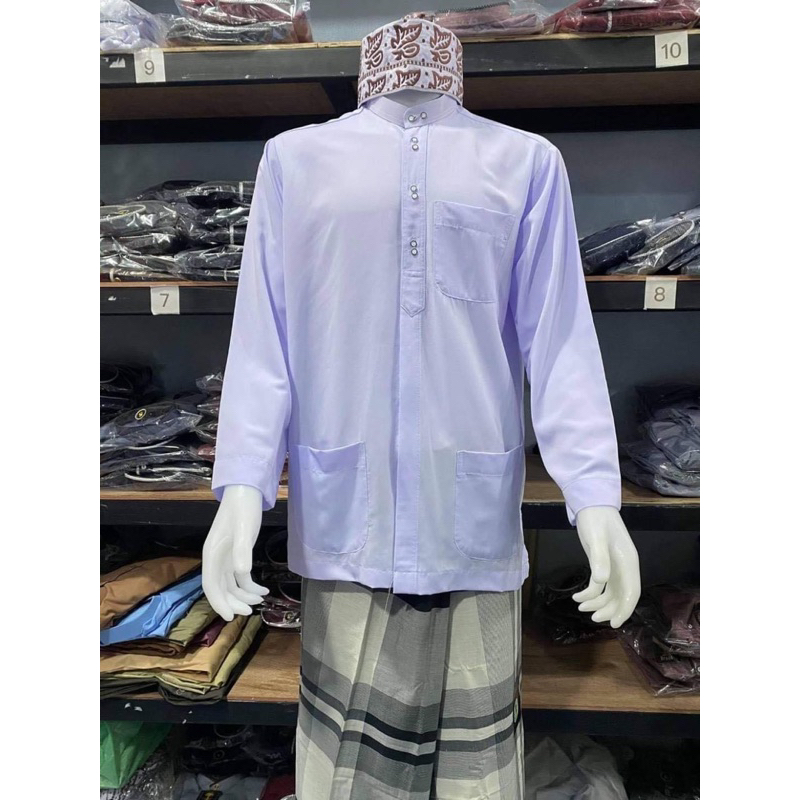 เสื้อกูรงชาย เสื้อซาฟารี3กระเป๋า เนื้อผ้าใส่สบาย