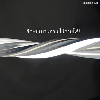 SL LIGHTING | ไฟเส้น NEON-FLEX LED ขนาด 12x12mm. (10เมตร) IP65 กันน้ำกันฝุ่น ยืดหยุ่นสูง DC24V และ อุปกรณ์เสริม