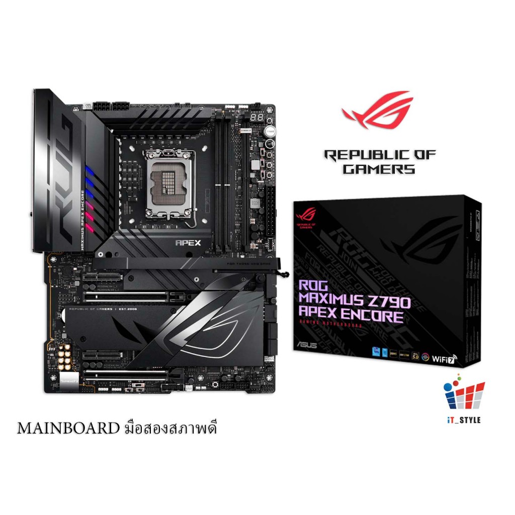 MAINBOARD (เมนบอร์ด) ASUS ROG MAXIMUS Z790 APEX ENCORE LGA 1700 ประกันศูนย์ไทย