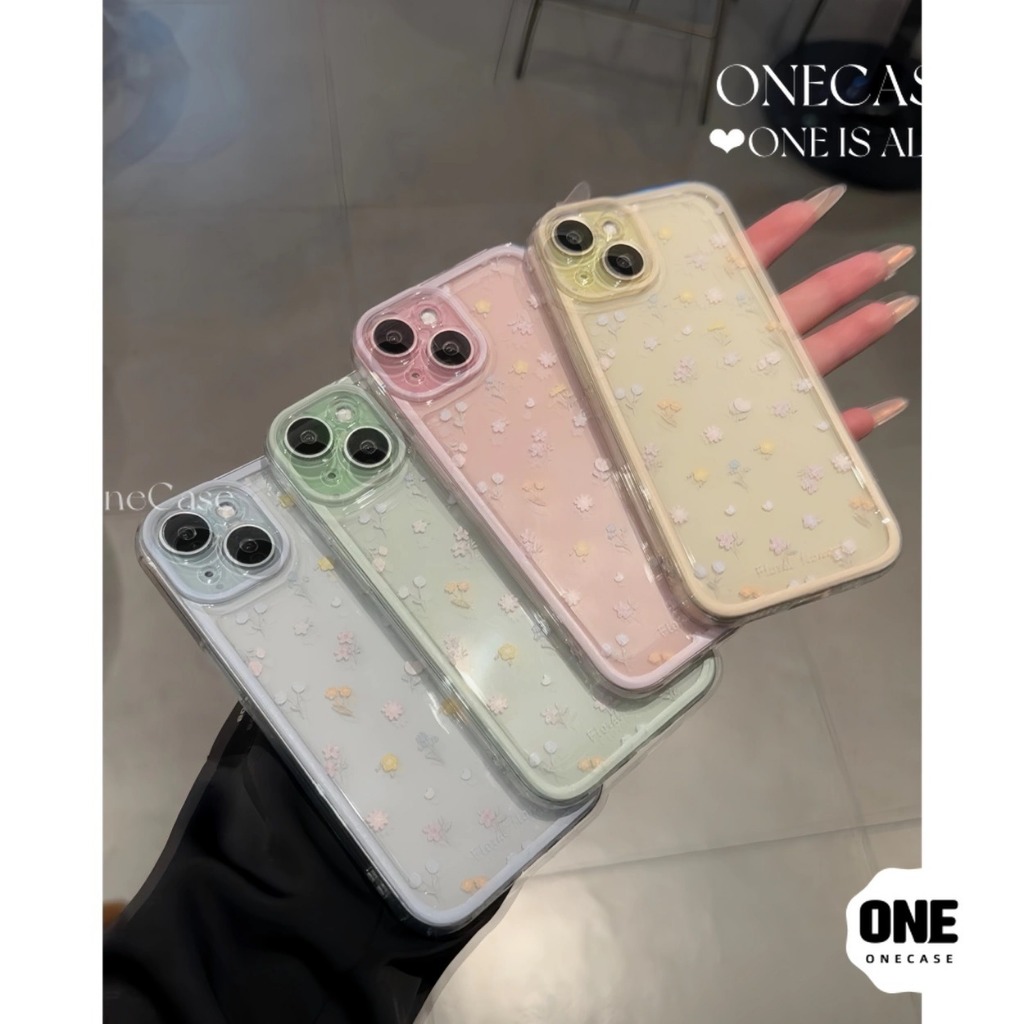 เคสไอโฟน7 สำหรับ IPhone 13 12 16 15 11 14 Pro Max XS XR X Max 8 Plus SE 2020 สีลูกกวาด ทิวลิป เรียบง่าย แฟชั่น แฟนซี เคส