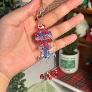 🪼 jellyfish Keychain (Handmade 100%) พวงกุญแจแมงกะพรุน แบบละ1ชิ้น 🪼