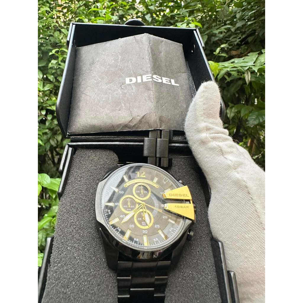 นาฬิกา Diesel DZ-4338 Chronograph  แท้มือสอง พร้อมกล่อง สภาพดี USED