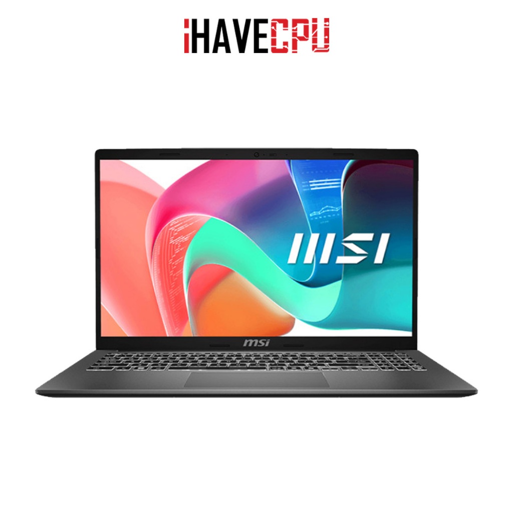 iHAVECPU NOTEBOOK (โน้ตบุ๊ค) MSI MODERN 15 F13MG-411TH (PLATINUM GRAY)