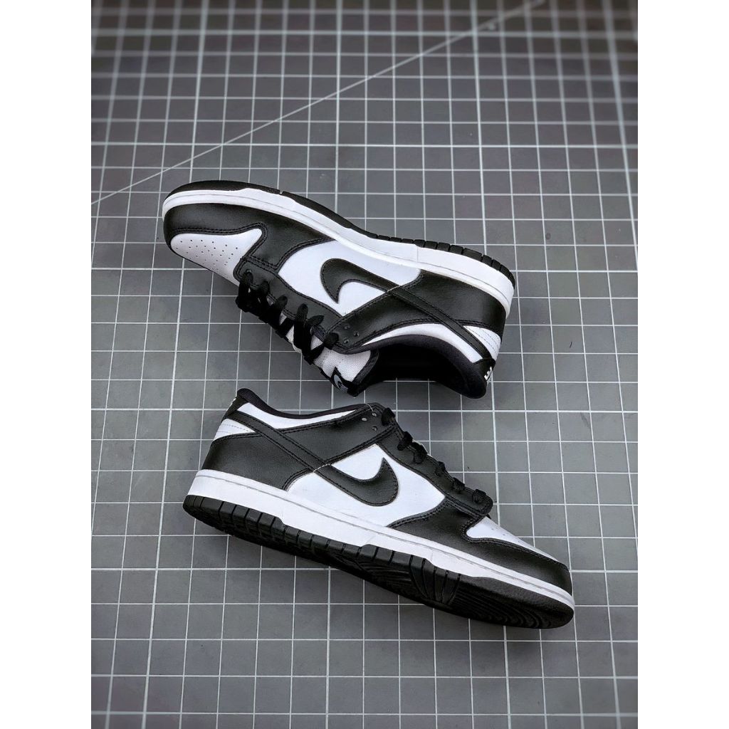 Dunk Low 🐼 White Black รองเท้า Retro Sneakers องเท้าผ้าใบ