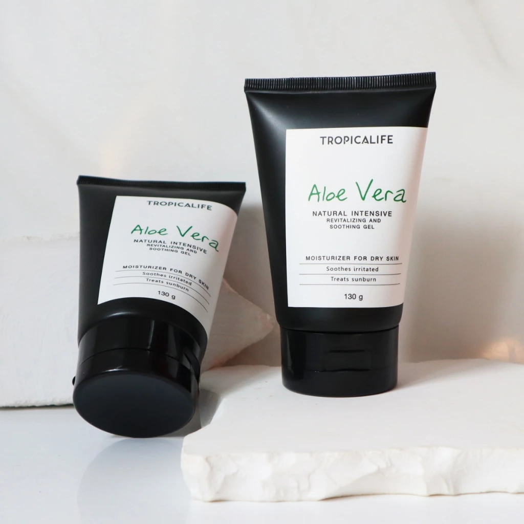 เจลว่านหางจระเข้ เจลอโลเวร่า สกินแคร์ธรรมชาติ ALOE VERA NATURAL INTENSIVE REVITALIZING&SOOTHING GEL thumbnail 7