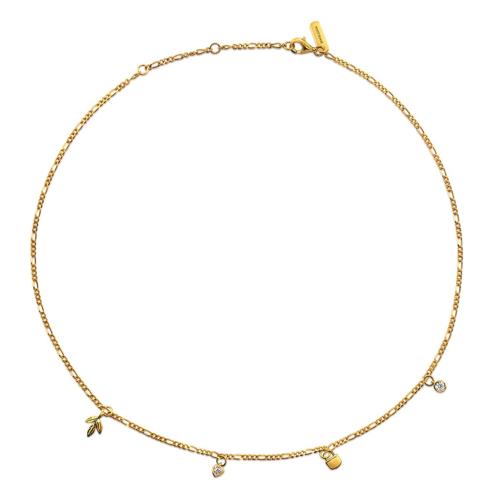 Jewellista สร้อย Alsa เงินแท้925 ประดับพลอย CZ