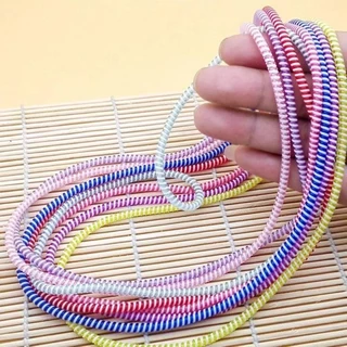 สายพัน สีด้าน/ลาย ( สุ่ม ) ตัวถนอมสายชาร์จ ยาว1.4เมตร เกลียวง่าย กันหักได้ดี ช่วยให้ใช้งานได้นานขึ้น