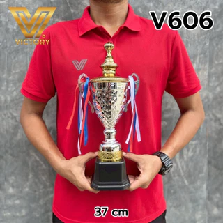 ถ้วยรางวัลVictory โลหะ สี ทูโทนเงินทอง รุ่นV606-V609