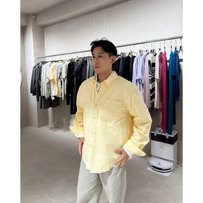 OVERSIZE COTTON SHIRT เสื้อเชิ้ตแขนยาวทรงโอเวอร์ไซส์  A8