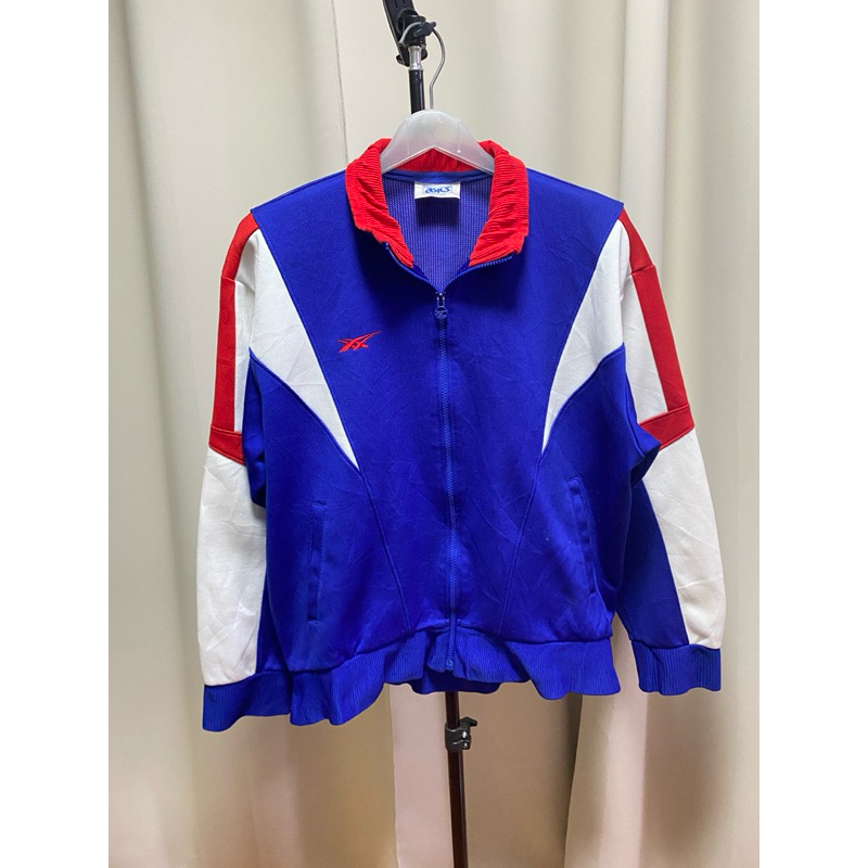 เสื้อวอร์ม asics MADE IN JAPAN Vintage 90‘ มือ2 อก 23นิ้ว ยาว 24นิ้ว ราคา 250 บาท
