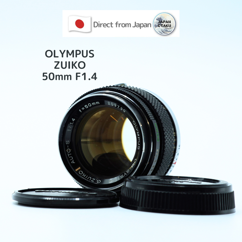 [ใช้งานในญี่ปุ่น] "เลนส์วินเทจ" OLYMPUS OM-SYSTEM G.ZUIKO AUTO-S 50mm f/1.4 ผลิตในญี่ปุ่น