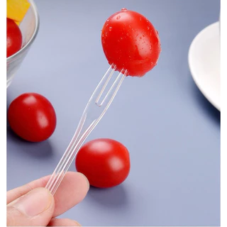 ส้อมจิ้มผลไม้ ส้อมจิ้มขนม แบบหนา ขายดีอันดับ 1 ส้อมจิ้มขนมไม้ แข็งแรง ราคาส่ง