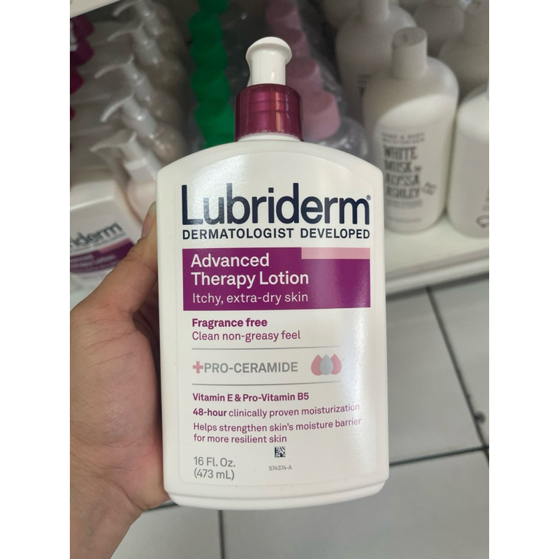 Lubriderm Advanced Therapy Daily Moisturizing Lotion Fragrance-Free 473ml. ราคา ถูกที่สุด ดีลบีเคเค แกลเลอรีภาพที่ 6