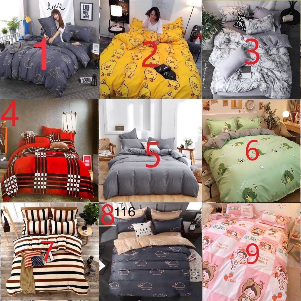 ชุดผ้าปูที่นอนครบเซ็ต 6 ชิ้น