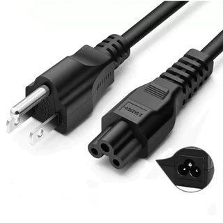 สายไฟ AC แบบ3 รูกลม(แบบที่เสียบ Adapter Notebook) หัวปลั๊ก3ขามีกราวด์