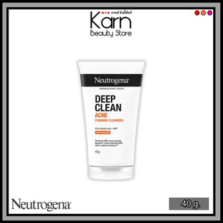 Neutrogena Deep Clean Acne Foaming Cleanser นูโทรจีน่า ดีพ ค…