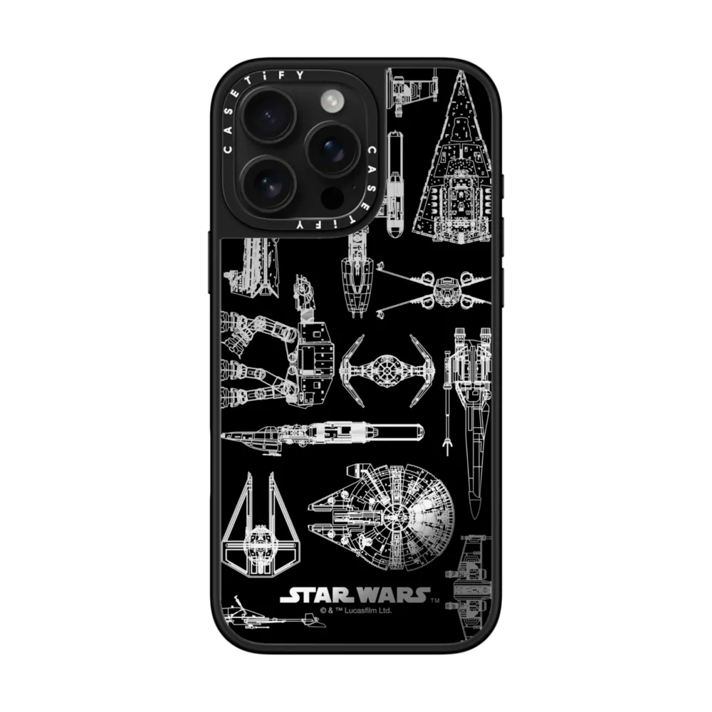 [🪐พร้อมส่ง🪐] CASETiFY | STAR WARS™ - Star Wars™ Aircrafts Pattern Case