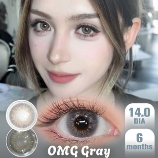 Magister & Realcon คอนแทคเลนส์ OMG คอนแทคเลนส์สายตาสั้น สีน้ำตาล contact lens ใช้ได้หนึ่งปี คอนแทคเลนส์แบบมีองศา 14.0mm