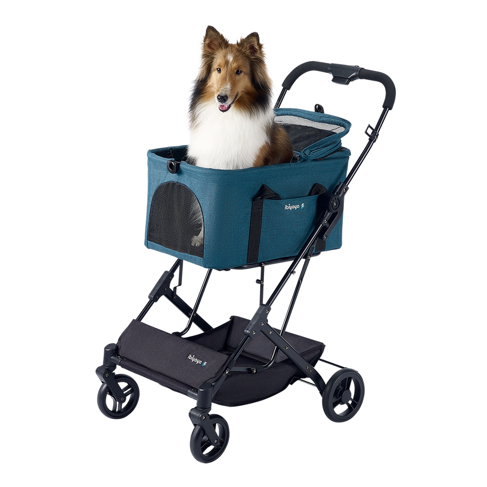 Ibiyaya รุ่น FS2517 รถเข็นสัตว์เลี้ยง Travois Tri-fold Pet Travel รับน้ำหนักได้ 20kg