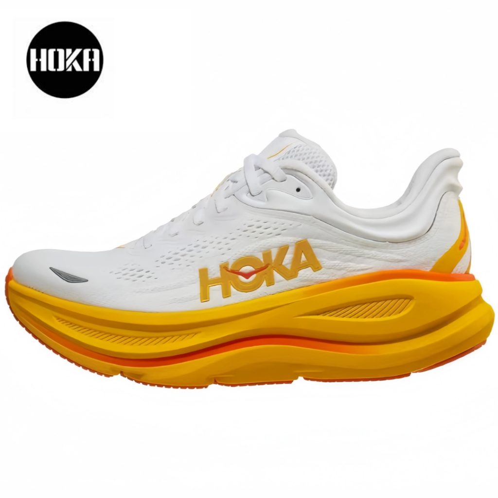 HOKA ONE ONE Bondi 9 ของแท้ 100 % ส้มขาว