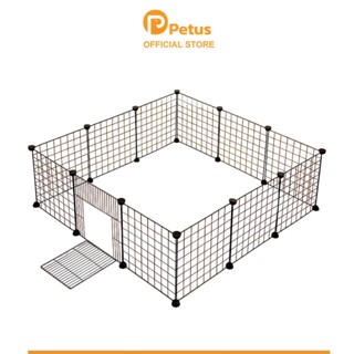 Petus คอกสุนัข DIY คอกกั้นหมา แมว และกระต่าย ปรับเปลี่ยนได้ต…