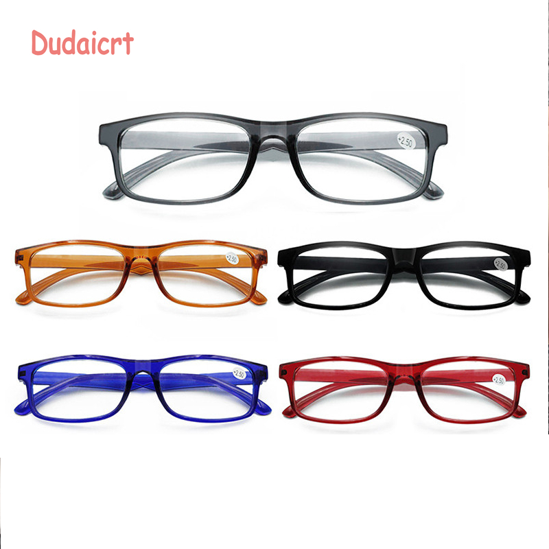 COD-พร้อมส่ง / ถูกแว่นตาอ่านหนังสือป้องกันแสงสีฟ้ากรอบเหลี่ยมเบาพิเศษ+100~+400แว่นสายตายาวผู้ชายและผู้หญิง