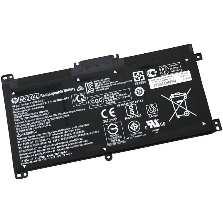 Battery N/B HP Pavilion X360 14-BA Series (BK03XL)