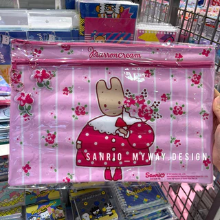 แฟ้มซองซิปขนาดF4 SANRIOใส่A4ได้ แท้100%💕พร้อมส่ง