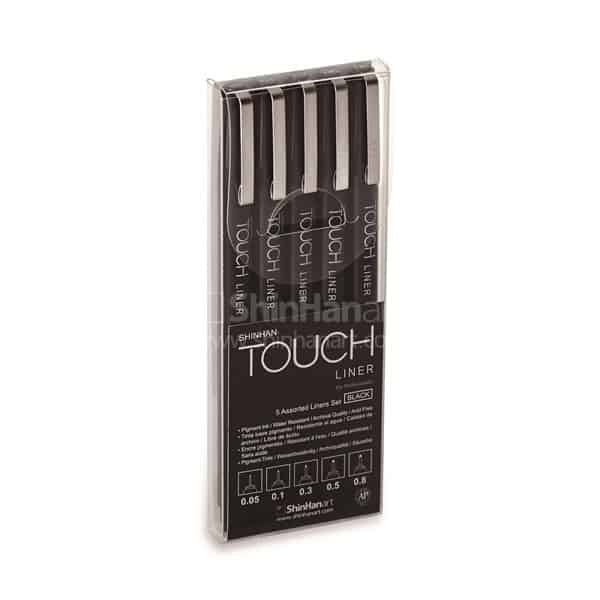 TOUCH Liner ปากกาสีดำแบบเซ็ต Touch