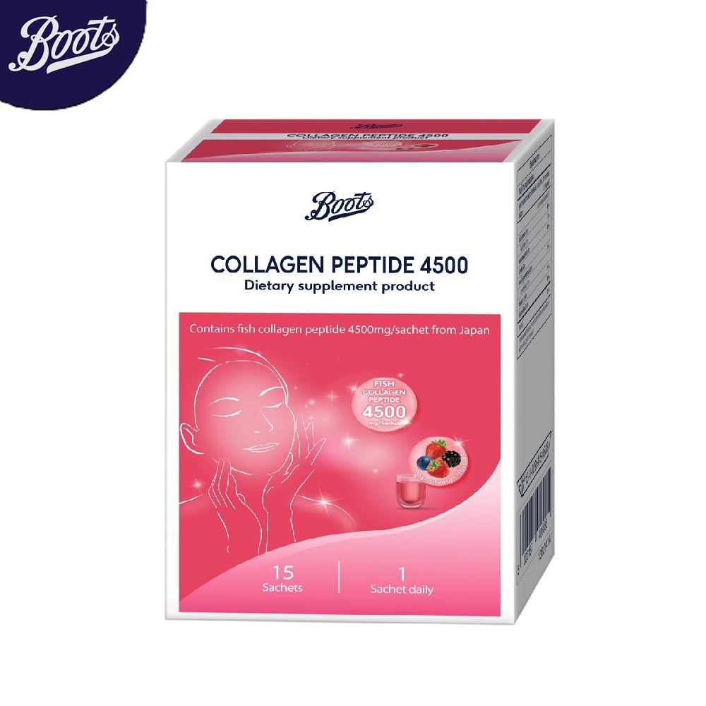 BOOTS FOOD SUPPLEMENT บู๊ทส์ คอลลาเจน เปปไทด์ 4500